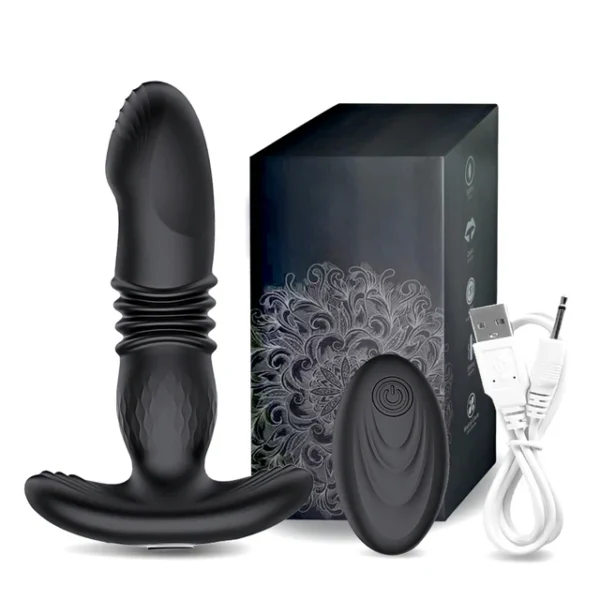 Telescopic Vibrating Butt Plug Anal Vibrator Sex Toy - Daraz