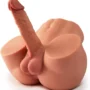 Male Anal Sex Doll With Realistic Dildo & Testis - Daraz