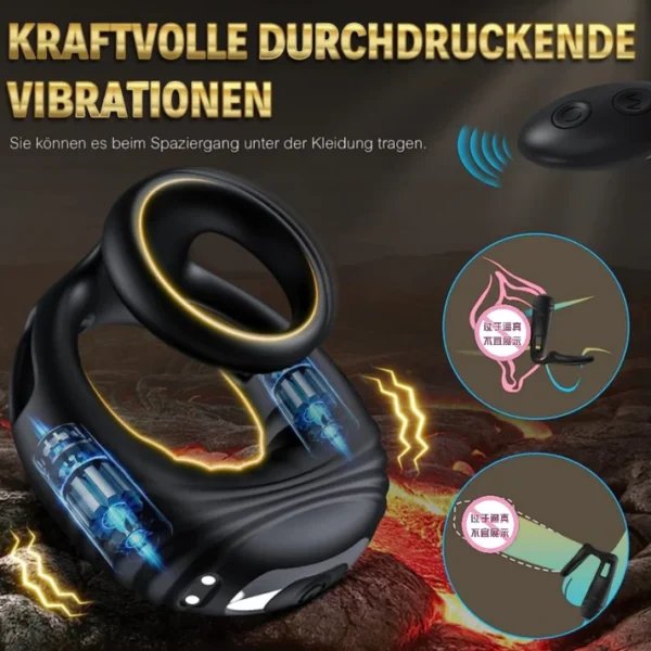 Wireless Remote Control Vibrating Cock Ring - DarazToy.Com
