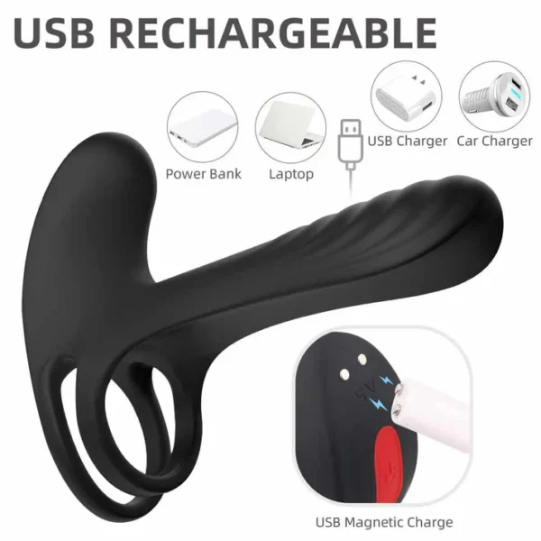 S-HANDE Penis Ring Delay Ejaculation Couple Sex Toys - Daraz