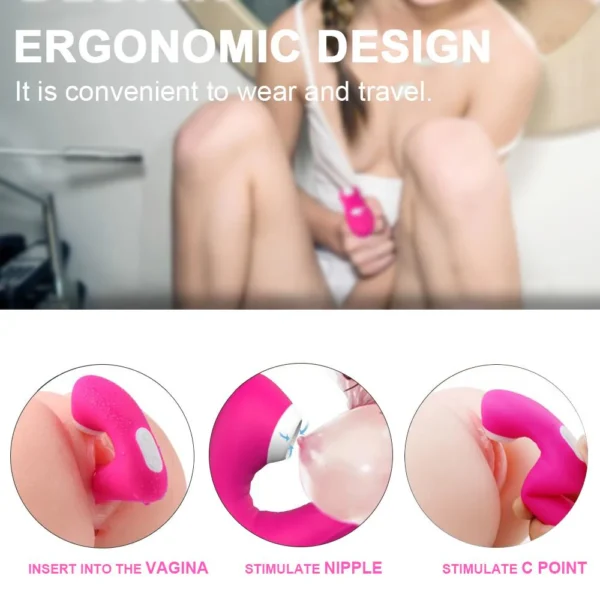 Clitoral Sucking Dildo Vibrator G Spot 9 Vibration - Daraz