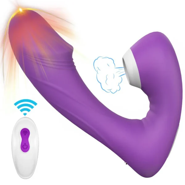 Clitoral Sucking Dildo Vibrator G Spot 9 Vibration - Daraz