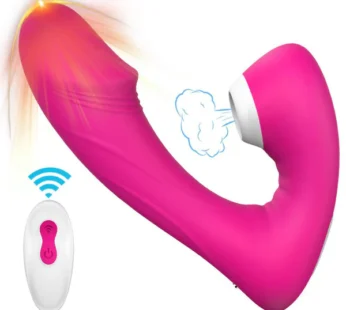 Clitoral Sucking Dildo Vibrator G Spot 9 Vibration & Suction Modes