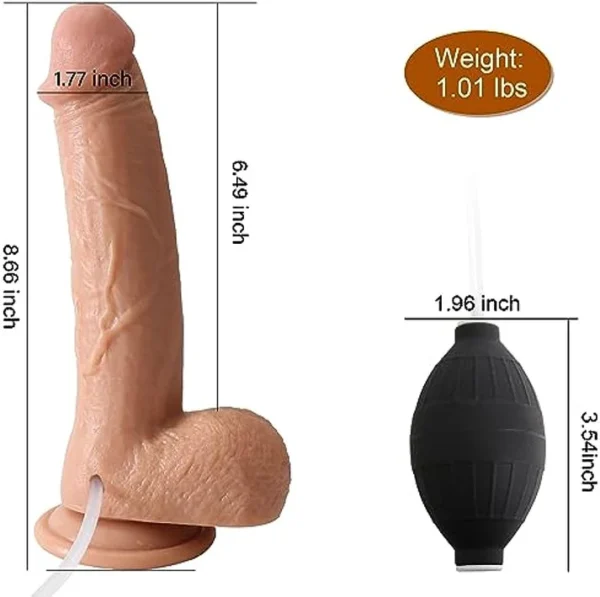 Realistic Ejaculating Water Spray Squirting Dildo - Daraz