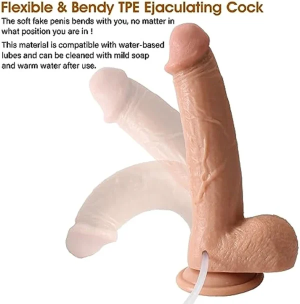 Realistic Ejaculating Water Spray Squirting Dildo - Daraz