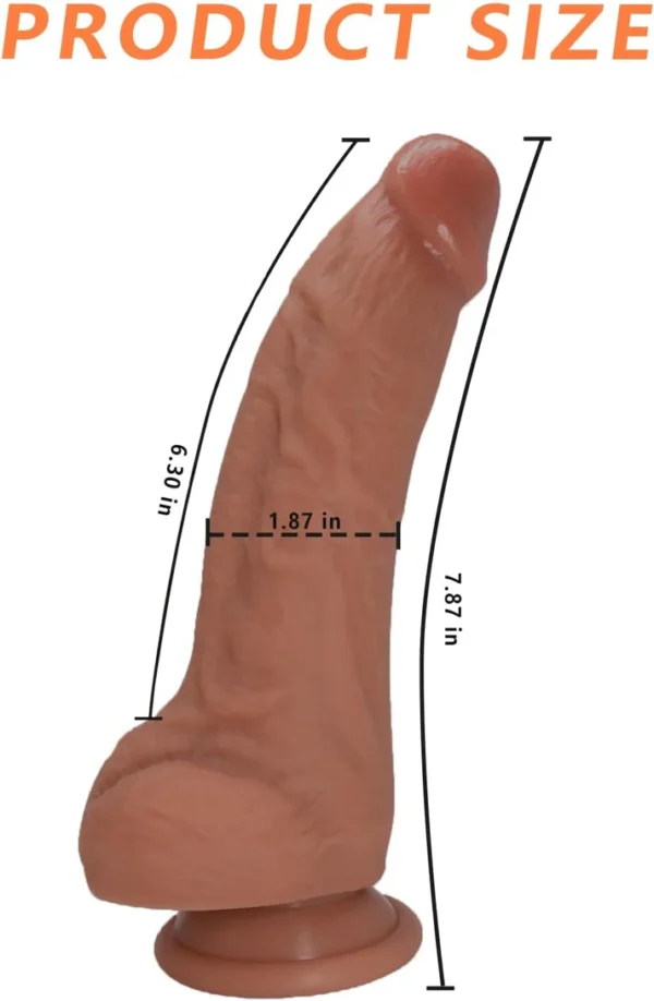 Realistic Silicone Dildo with Curved Shaft Buy - Daraz