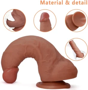 Realistic Silicone Dildo with Curved Shaft Buy - Daraz