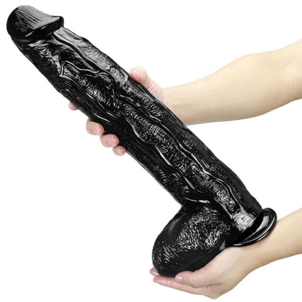 Realistic Large Black Dildo Sex Toys - DarazToy.Com