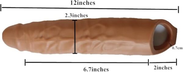 Big Soft Real Sleeve Extender Sheath For Men