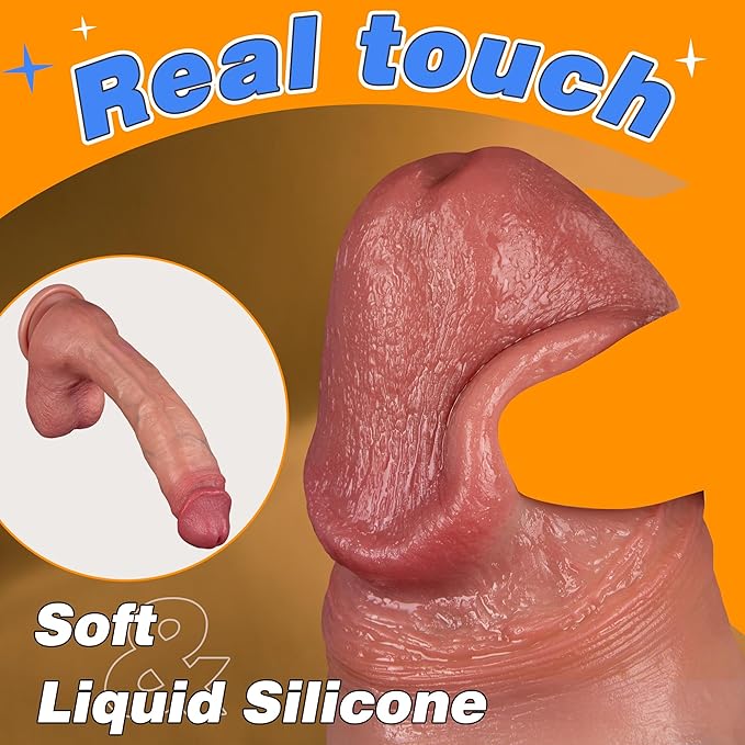 10 Inch Lifelike Curved Realistic Anal Dildo