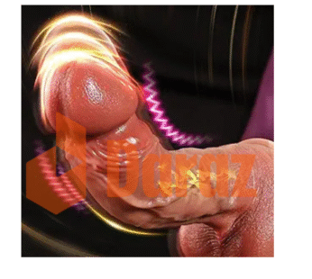 Realistic Curved Thrusting Dildo