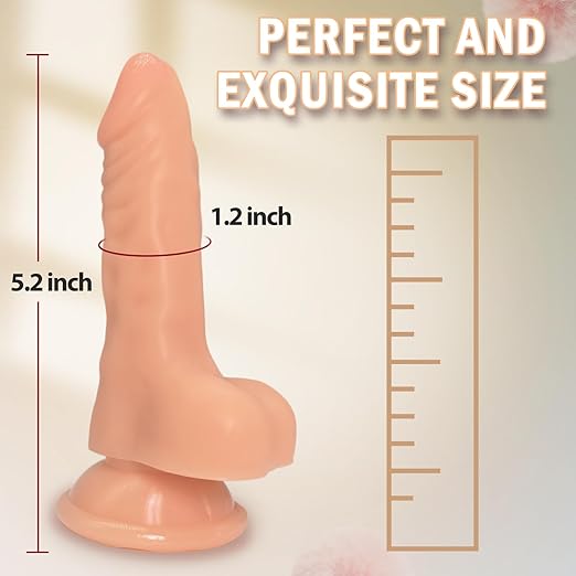 5.2 Inch Realistic Anal Dildo