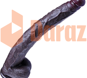 16.5 Inch Black Extra Long Dildo